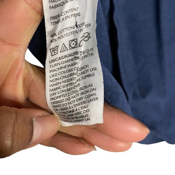 Eddie Bauer Women's Heather Blue Long Sleeve Knit Top - Picture 7 of 8